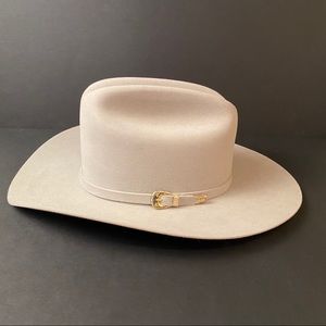 vintage Stetson Cowboy cowgirl gray felt hat 7